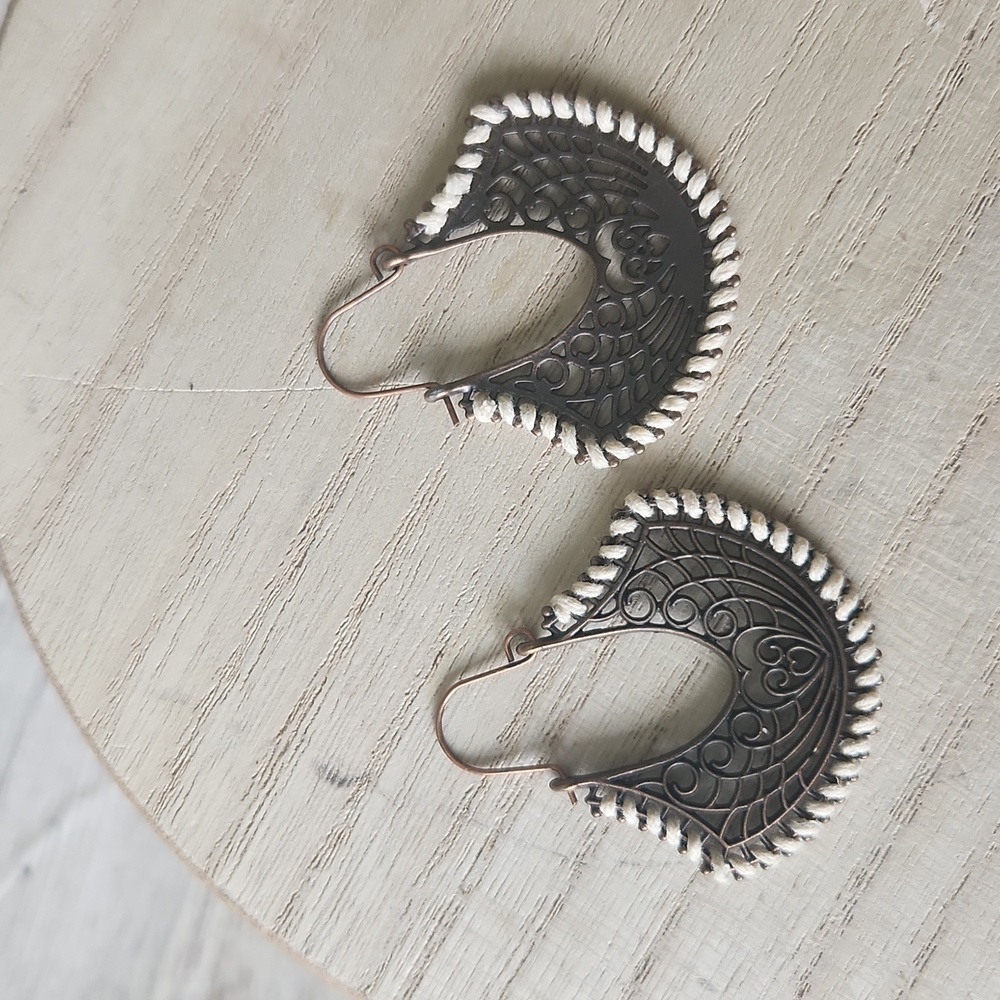 Boho Burnt Bronze Earrings